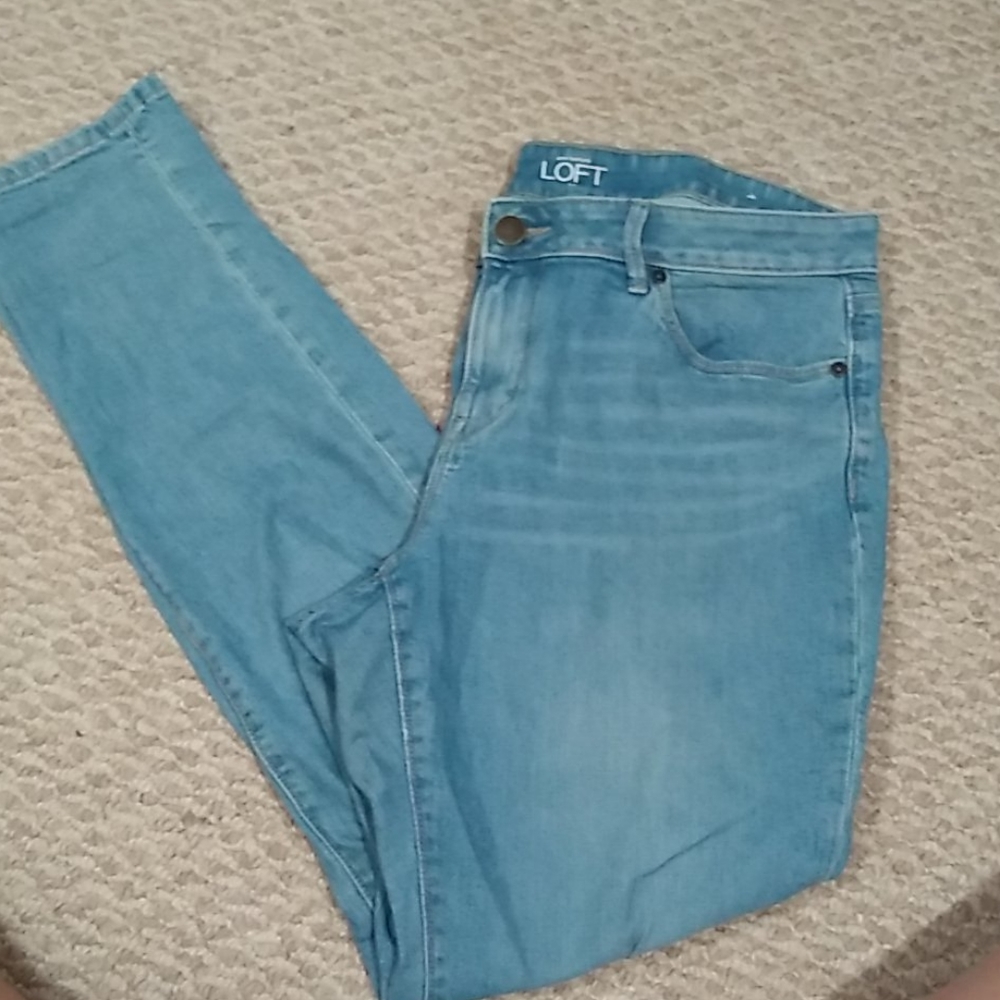 LOFT CURVY SKINNY jeans